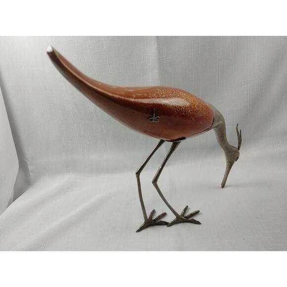 De Stijl Firenze Italy 1970s Wood, Silvered Metal, Bird Sculpture. - Picture 6 of 12